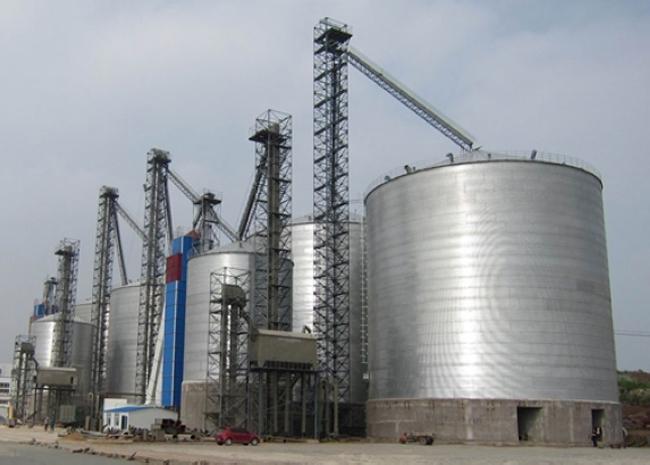 驻马店大型钢板库构造参数及水泥储存质量